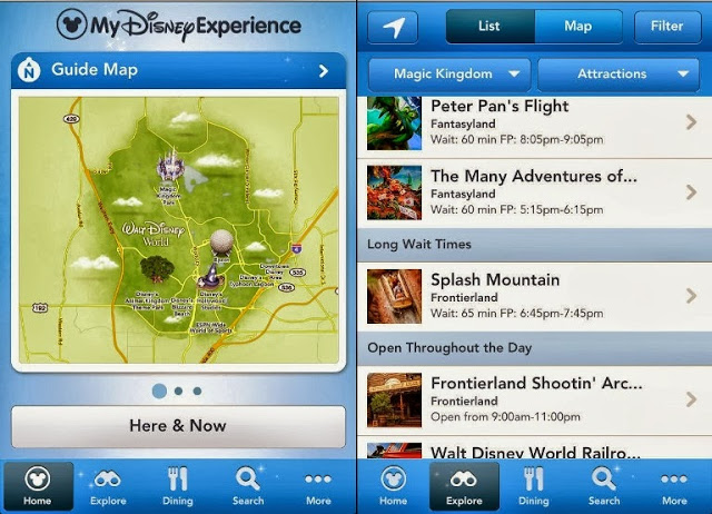 Aplicación Disney Experience Aplicación Disney Experience